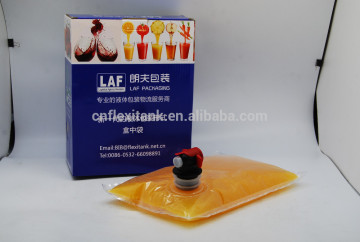 Aseptic BIB bag in box for juice/tomato paste/egg liquid/milk/liquid beverage BIB packaging