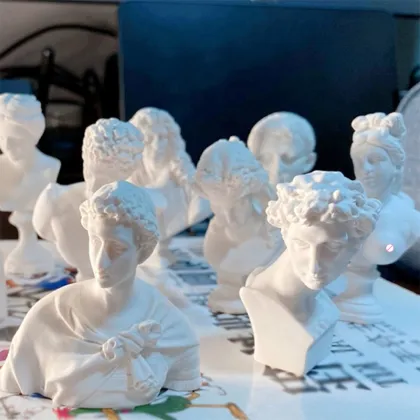 Custom Silicone Mould for Epoxy Resin and Gypsum Venus Head Statue