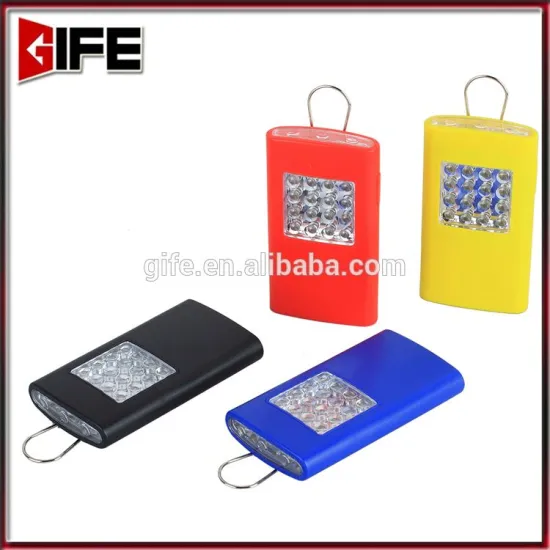 Multi- color ABS 16+3 Led magnetic with hook portable led working light