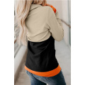 Damen lässige Kapuze -Sweatshirt Lose Drawess Pullover