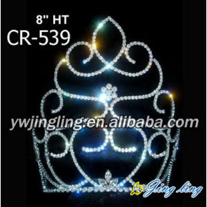 8 Inch Large International Cinderella Pageant Crowns