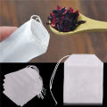 HOT 100Pcs/Lot Teabags Empty Tea Bags With String Heal Seal Filter Paper for Herb Loose Tea Supplies 5.5 x 7CM