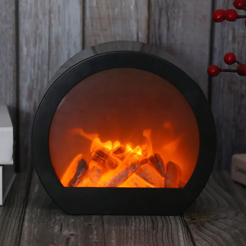 Touch interruptor LED decorativo USB Simulación recargable Flame LED Chileplace Linterna