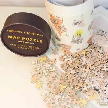 Paper Tube Packaging For Jigsaw Puzzles