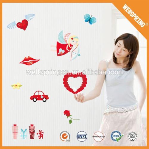 Fashion repositionable luminous chinese knot wall stickers