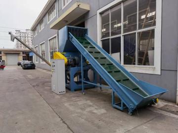 plastic crusher silent design with loading system