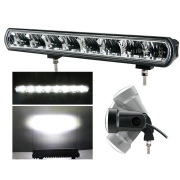 14 Inch Slim LED Fog/Driving Light Bar - Driving Light LED Bars 160W IP69K Dual Side-Emitting E-Mark for Truck and Offroad Cars