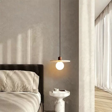 Nordic Style Rustic Stone Chandelier Pendant Lamp for Kitchen Island and Bedroom