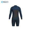 Seackin 3/2mm Zipless Long Sleeve Shorty Wetsuits