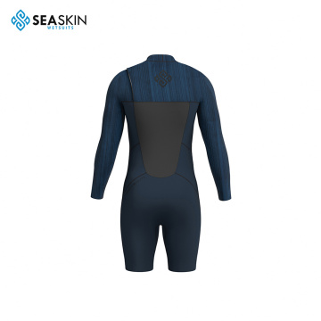 Seaskin 3/2mm Zipless long Sleeve Shorty Wetsuits