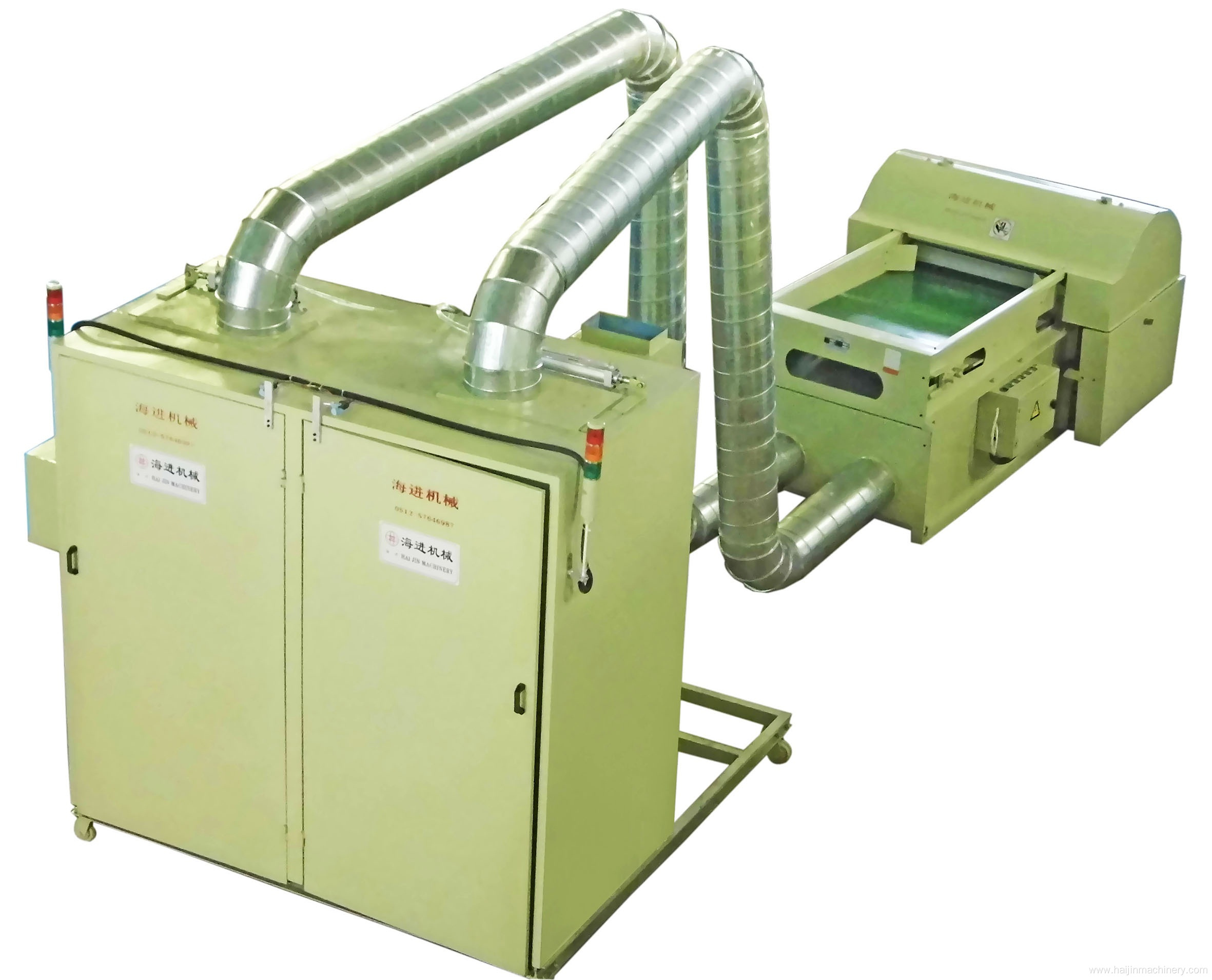 fiber packing machine with two door