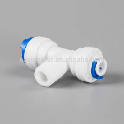 Quick fittings EF007-C-010 NINGBO PUDEKANG ROHS certificate T type Push Fit Pipe Fittings