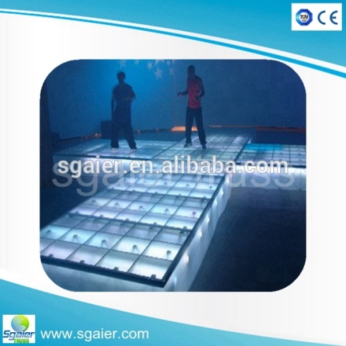 Catwalk stage aluminum clear glass decoration wedding stage