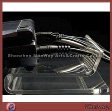 Carved desktop transparent acrylic/plexiglass laptop display base for wholesale