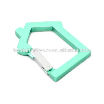 Fashion High Quality Metal House Carabiner Keychain