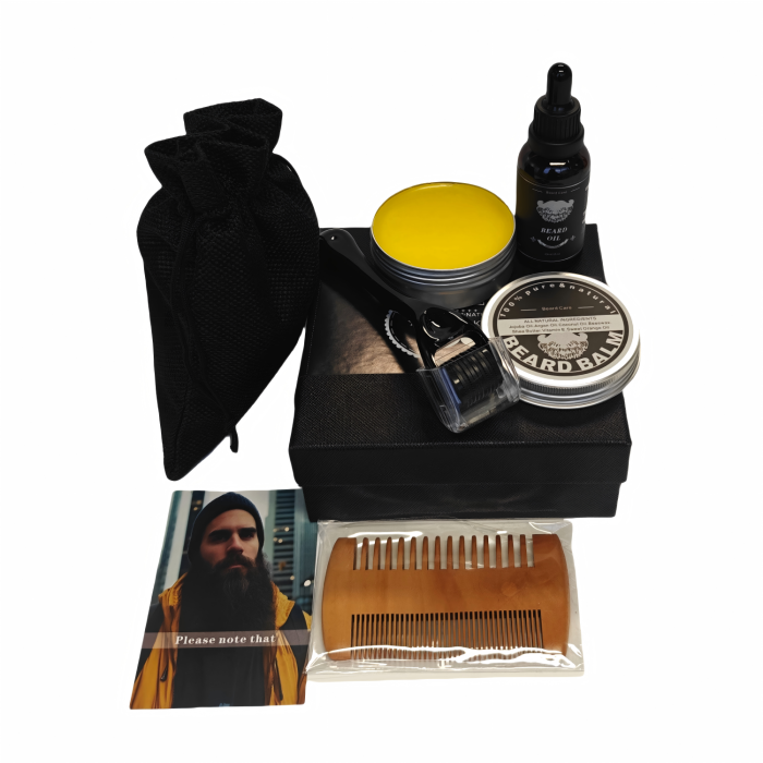 Kit de barba de lujo de 5 piezas