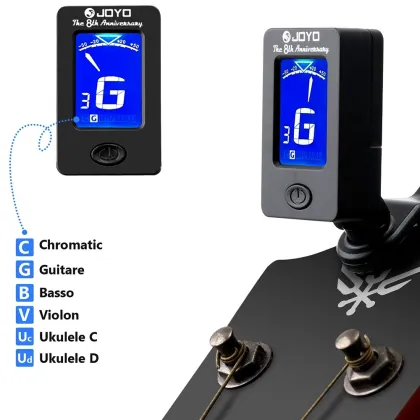 JOYO JT-01 Rechargeable Digital Clip-On Guitar Tuner