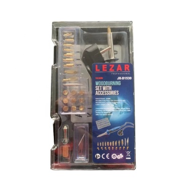 Professional 220V 30W Wood Burning Tool Set for DIY Pyrography