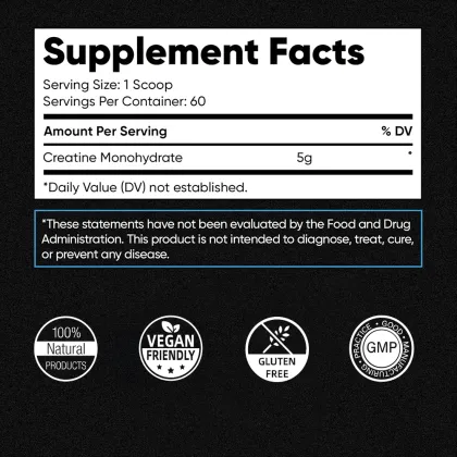 High Quality Creatine Monohydrate Powder Unflavored Creatine