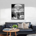 Donald Trump Mushroom Cloud Black White Posters And Prints Wall Pictures For Living Room Wall Art Decoration Canvas Painting