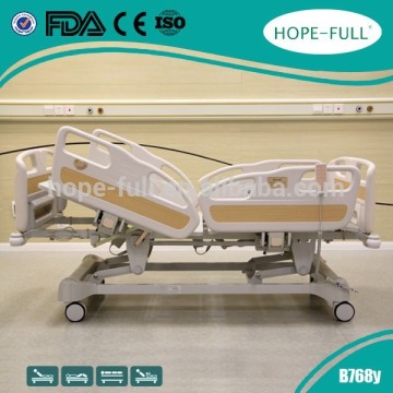 Multi function electric control hospital bed for sale