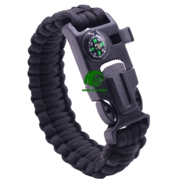 Multi-Survival Watch with Parachute Bracelet: Outdoor Tools for Camping and Climbing