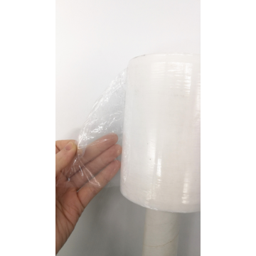 White Handle Stretch Wrap Film