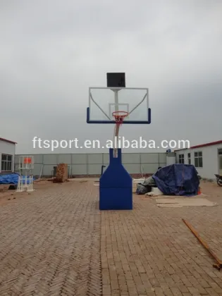 Adjustable Basketball stand with Glass Basketball Backboard basketball Stand