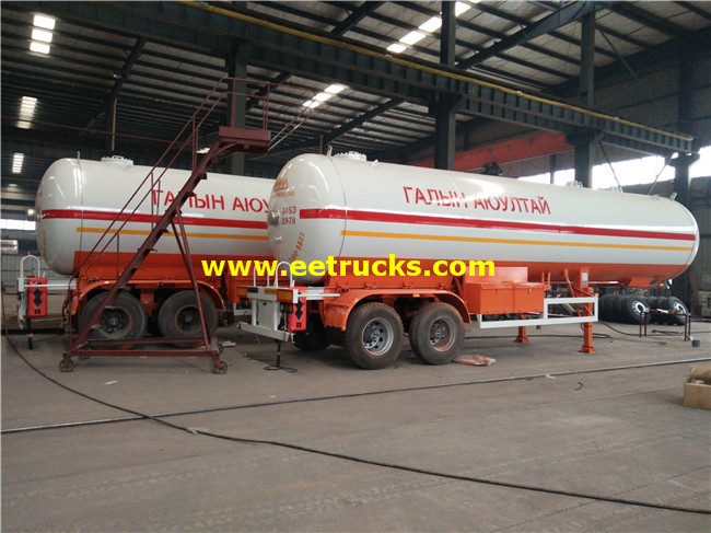 40cbm 20ton LPG Transportaion Trailers