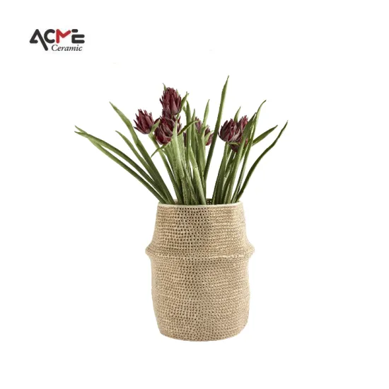 Wholesale Pink Matte Nordic Ceramic Vases for Home Décor