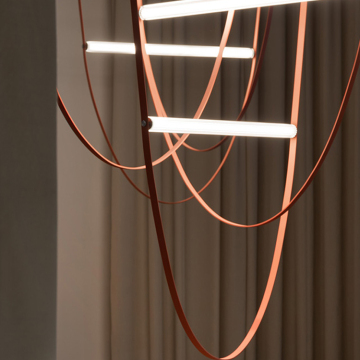 Nordic Modern Duplex Villa Living Room Lamp