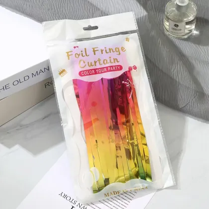 Christmas Foil Curtain Party Decorations