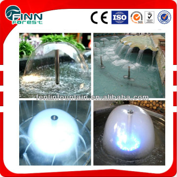 Water Mushroom Shaped Stainless Steel Fountain Nozzle