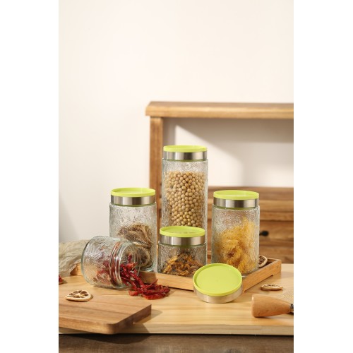 Jarra de armazenamento de vidro