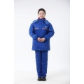 Coton uniformes anti-statiques bleus et froids en polyester