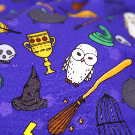 Custom Design Digital Printed Bamboo Spandex French Terry Knit Fabric - No MOQ, Fast Shipping