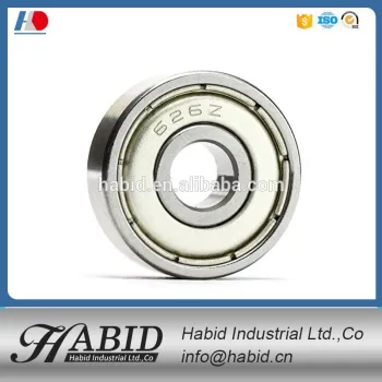 China suppliers smooth turn 626zz ball bearing for sliding door 6*16*6