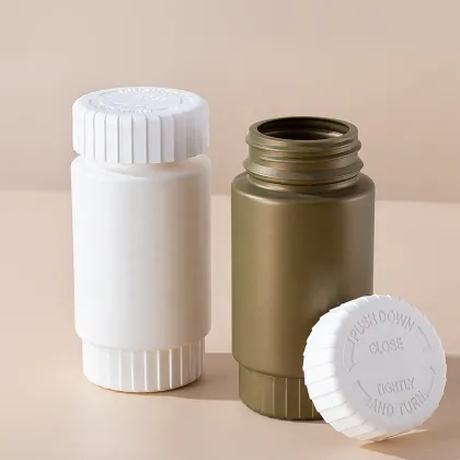 Plastic Health Product Bottles & Packaging for Vitamins and Calcium Tablets