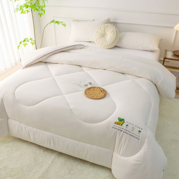 Colcha de fibra de soja macia e natural para maior conforto