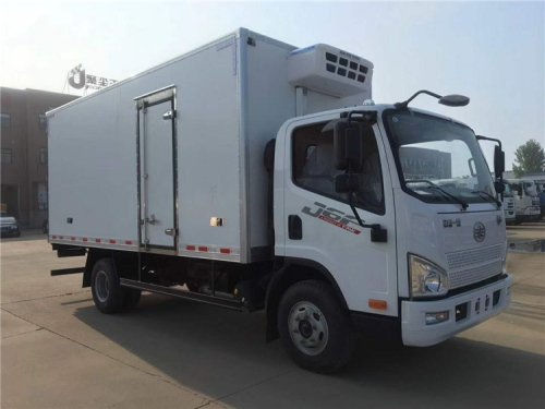 FAW J6F caminhão de transporte de vegetais veículo refrigerado