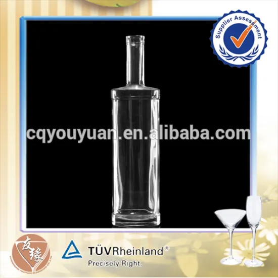 Round 1L Novelty Glassware Wine Bottle Glass Globe Replacement