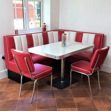 1950s Style Retro Restaurant Booth Furniture