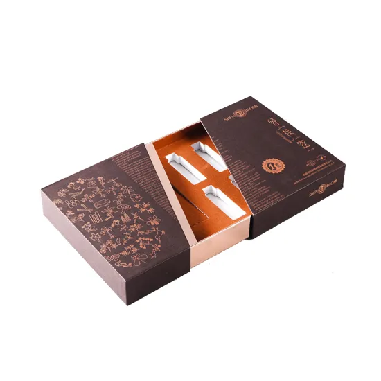 Creative Fancy Paper Sliding Cosmetic Gift Box