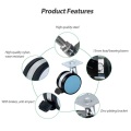 OEM Blue Möbel Casters Räder Top Plate Bremse