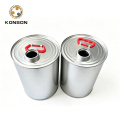 Lata de óleo de motor Konson Canister de lubrificante de metal durável com marca personalizada para armazenamento de lubrificante automotivo