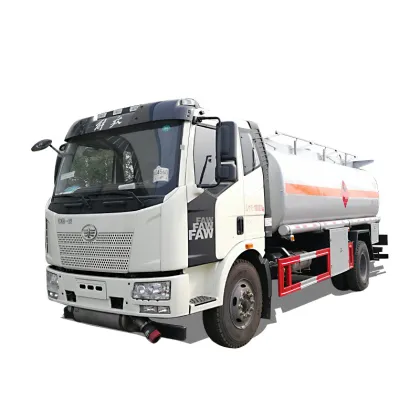 FAW Heavy Trucks 4X2 15000 Liters Refuelling Tank Truck/ Oil Tanker Truck