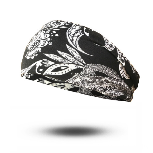 Cotton Women Headpiece Stretch Hot Sale Turban Hair Accessories Headwear Yoga Run Bandage Hair Bands Headbands Wide Headwrap
