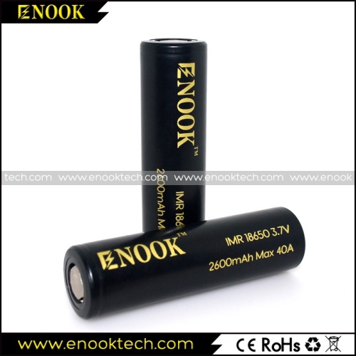New arrival ENOOK 2600mah 18650 battery