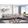 European-style Solid Wood L-shaped Living Room Sofa