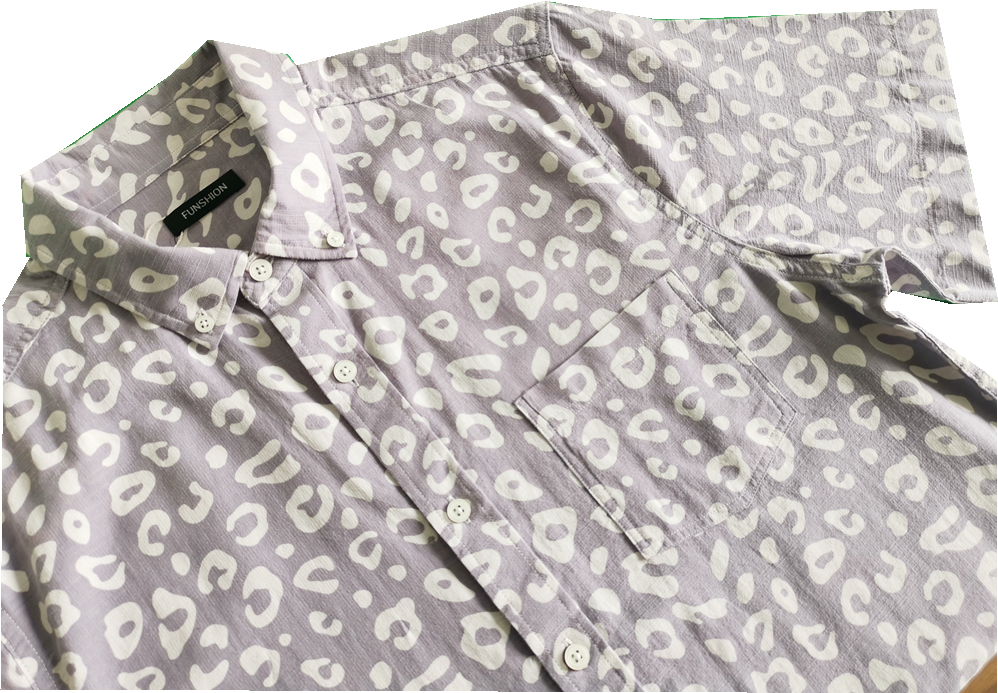 Cotton Spotted Print Shirt